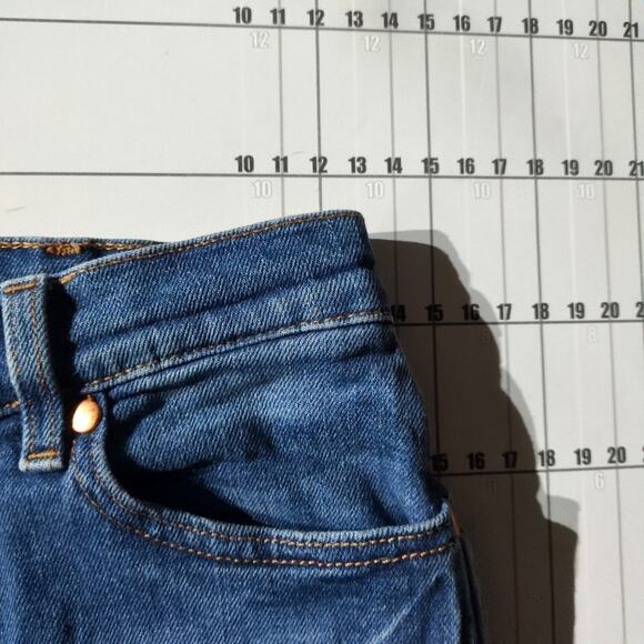 Wrangler Bootcut Jeans Womens 27x32 Blue Pants High Rise Western Stretch Retro - Picture 7 of 8